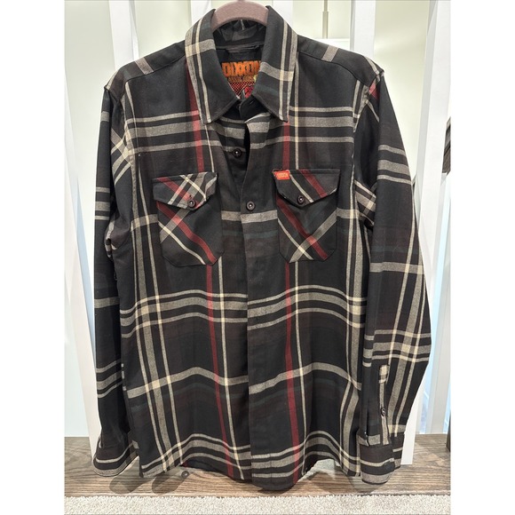 Dixxon Flannel Co Haymarket Flannel Shirt Mens‎ M Plaid Long Sleeve Button Up